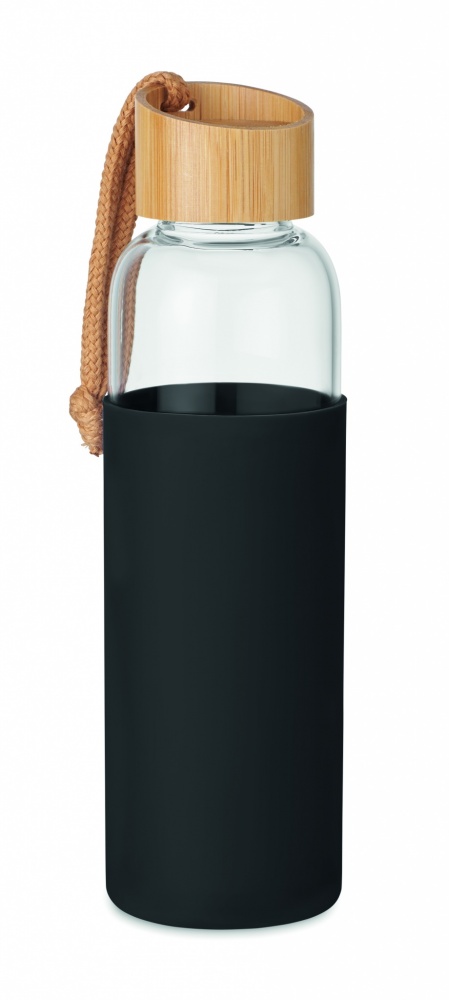 Logotrade promotional giveaway image of: Glass Bottle 500 ml in pouch