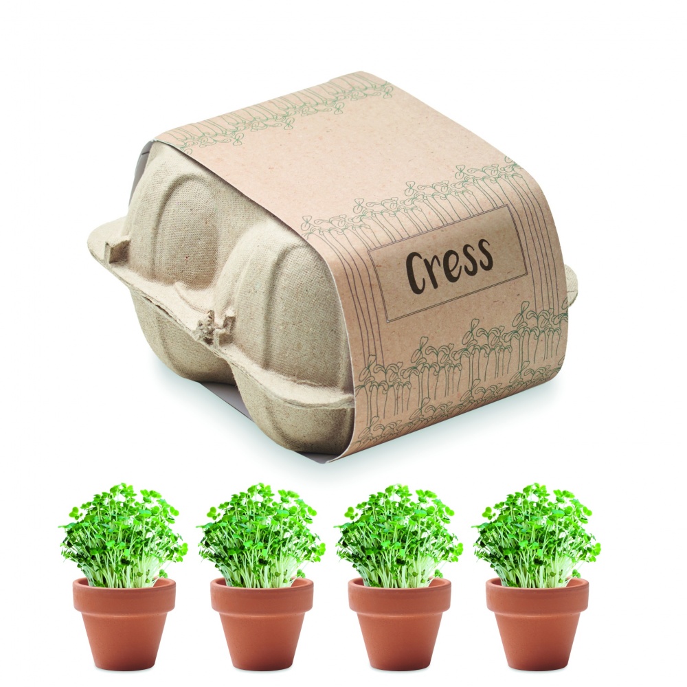 Logotrade promotional product picture of: Egg carton growing kit