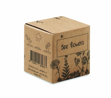 Logo trade promotional merchandise photo of: Seed bomb with bee flowers