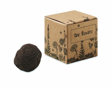 Logo trade promotional gift photo of: Seed bomb with bee flowers