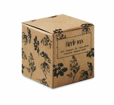 Logotrade promotional giveaway picture of: Herb seed bomb in carton box