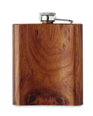 Logo trade advertising products picture of: Slim hip flask 190 ml