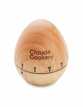 Logo trade promotional product photo of: Pine wood egg timer