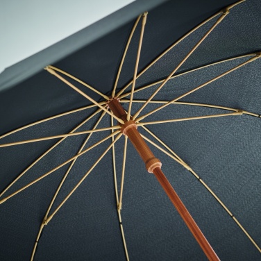 Logo trade promotional product photo of: 23,5 inch RPET/bamboo umbrella