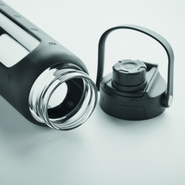 Logo trade corporate gift photo of: Glass bottle with sleeve 750 ml