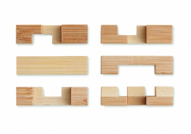 Logo trade advertising product photo of: Bamboo brain teaser puzzle
