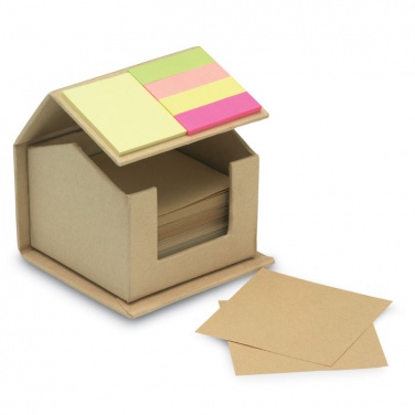 Logo trade promotional gifts image of: Memo/sticky notes pad recycled