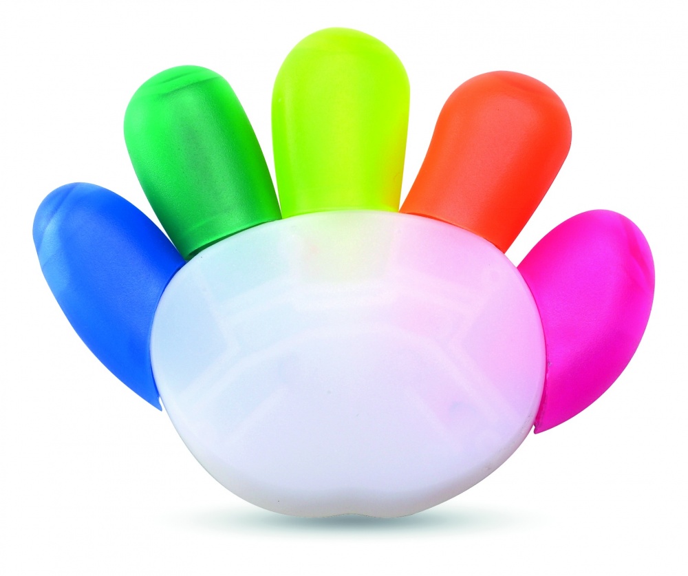Logo trade business gifts image of: 5 colour highlighter