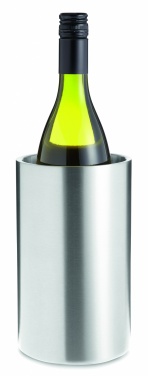 Logo trade promotional merchandise photo of: Stainless steel bottle cooler