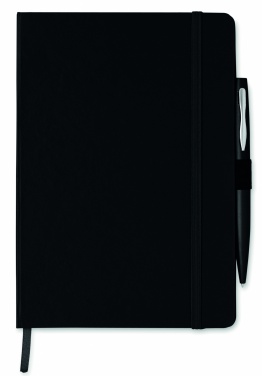 Logotrade promotional products photo of: A5 notebook with pen 72 lined