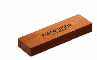 Logo trade promotional giveaway photo of: Laser pointer in wooden box