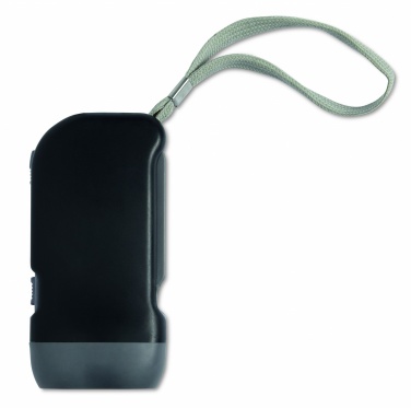 Logo trade promotional merchandise image of: 2 LED dynamo torch