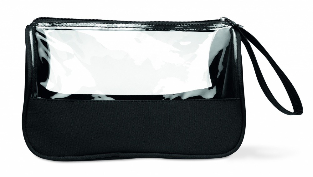 Logo trade promotional products image of: Toiletry bag microfiber w PVC