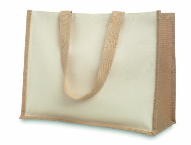 Logotrade promotional merchandise image of: Jute and canvas shopping bag