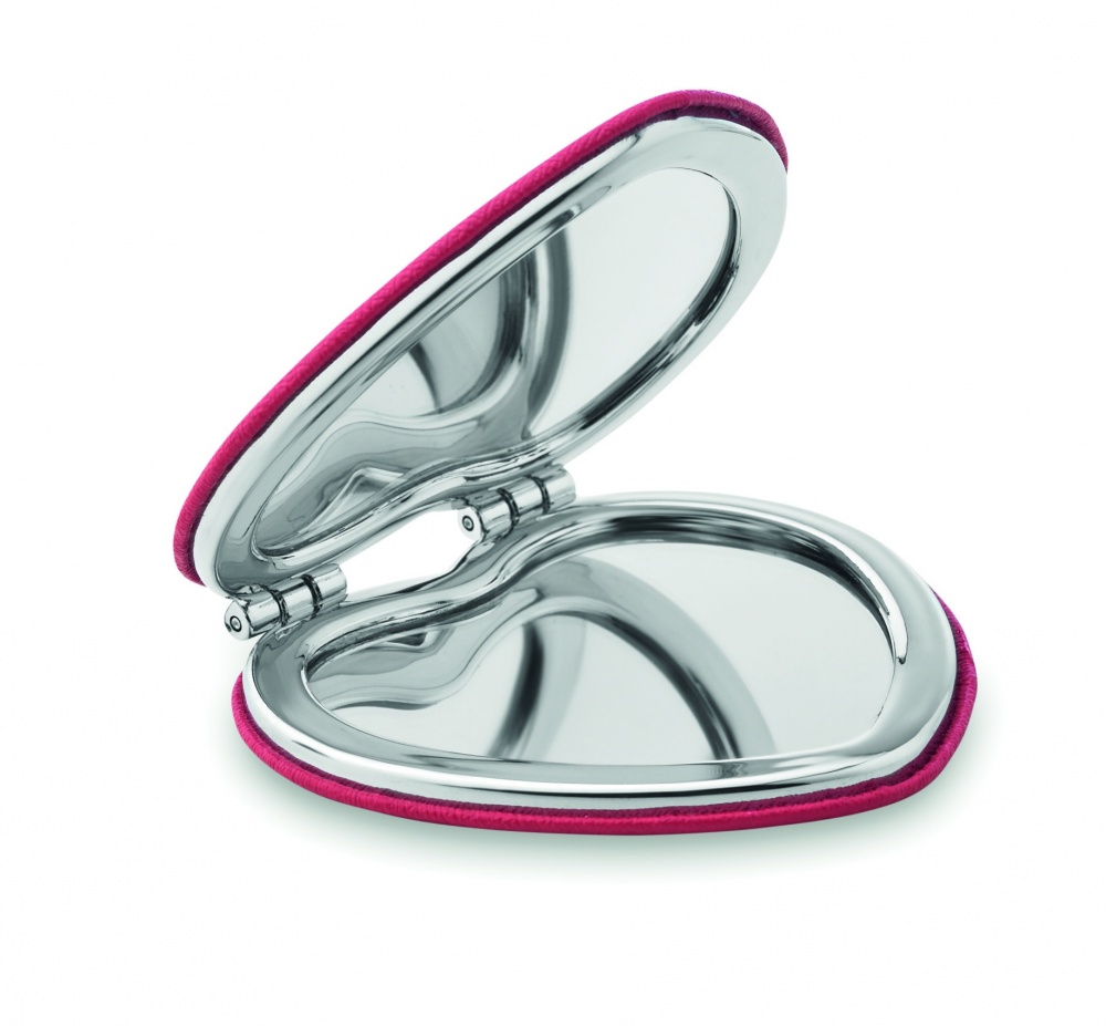 Logo trade promotional giveaways image of: Heart PU mirror