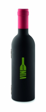 Logotrade promotional product picture of: Bottle shape wine set