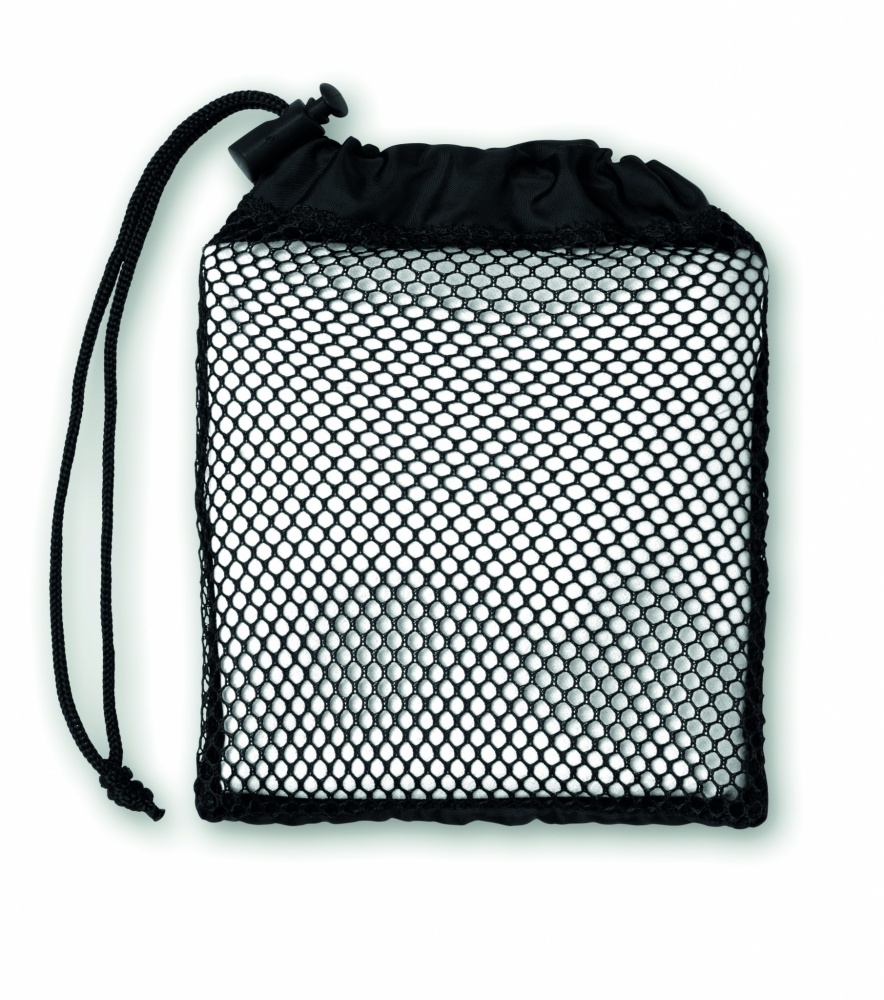 Logo trade promotional merchandise photo of: Sports towel with pouch