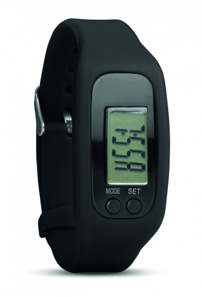 Logo trade promotional merchandise image of: Pedometer bracelet FIT SET