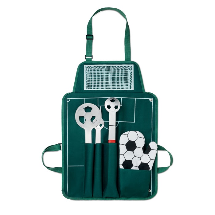Logo trade corporate gifts image of: Football BBQ set