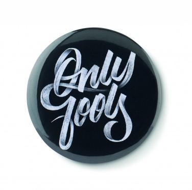 Logo trade promotional giveaway photo of: Mirror button metal