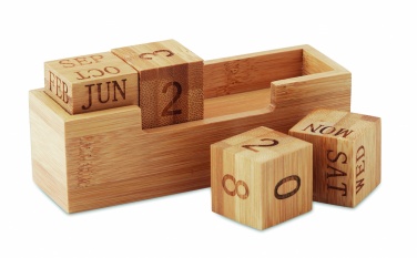 Logotrade promotional giveaway image of: Bamboo calendar