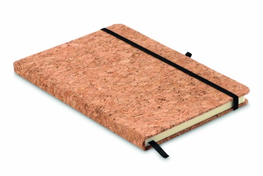 Logotrade promotional giveaway image of: A5 cork notebook 96 lined