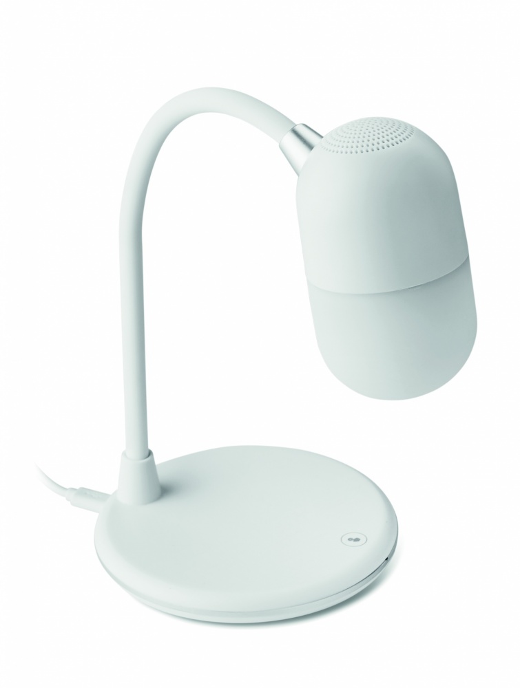 Logotrade corporate gifts photo of: Wireless charging lamp speaker