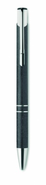 Logotrade promotional giveaway image of: Wheat Straw/ABS push type pen