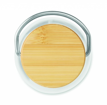 Logo trade advertising products picture of: Tritan 800ml bottle bamboo top