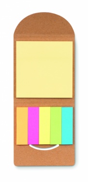 Logotrade advertising product picture of: Cork sticky note memo pad