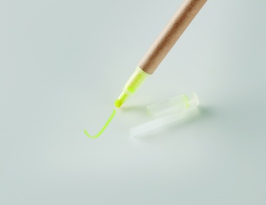 Logotrade promotional product image of: 2 in 1 carton pen highlighter