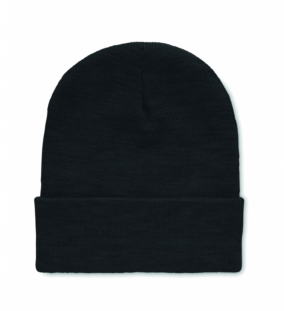 Logotrade promotional item image of: Beanie in RPET with cuff