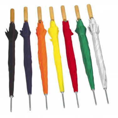 Logo trade promotional giveaway photo of: Automatic walking-stick umbrella LE MANS