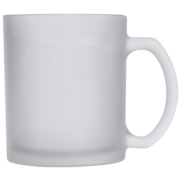 Logotrade promotional products photo of: Glass coffee mug GENEVA 300 ml