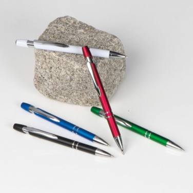 Logo trade promotional merchandise image of: Plastic ballpen EPPING
