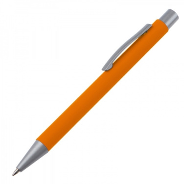 Logo trade corporate gift photo of: Metal ballpen soft touch ABU DHABI