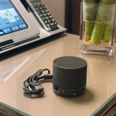 Logo trade promotional merchandise photo of: Mini Bluetooth speaker HAWICK
