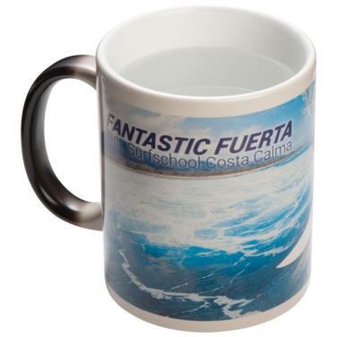 Logo trade advertising product photo of: Colour-changing sublimation mug SIRMIONE 300 ml