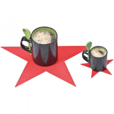 Logo trade promotional item photo of: Felt star set KARLSTAD