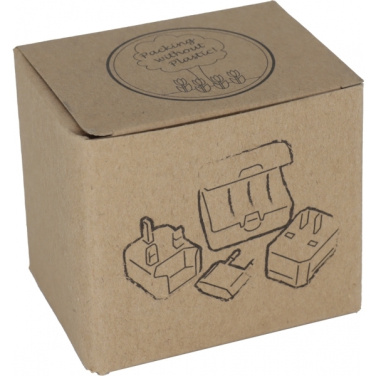Logo trade promotional items picture of: Travel adapter PERU