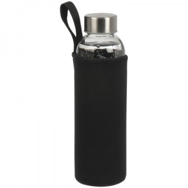Logo trade promotional item photo of: Glass bottle KLAGENFURT 500 ml
