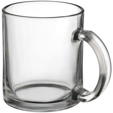 Logo trade corporate gifts picture of: Glass mug LIMERICK 300 ml