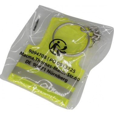 Logo trade business gifts image of: Keyring SPEEDY