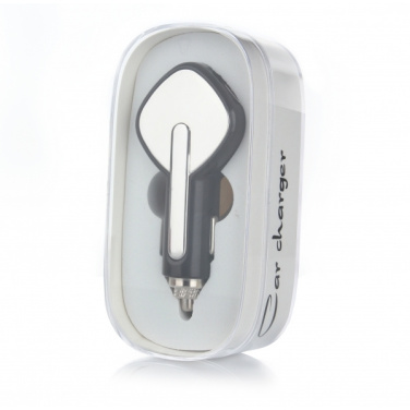 Logo trade promotional merchandise photo of: Dual USB Car Charger