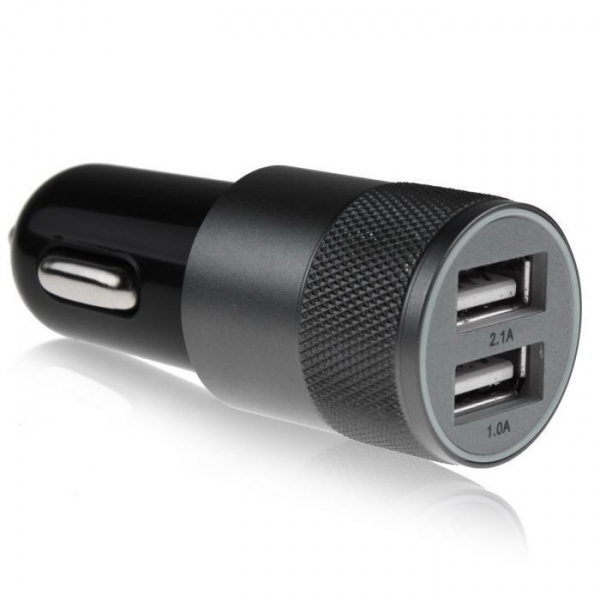 Logo trade corporate gifts picture of: Metal car charger