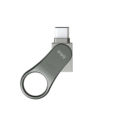Logo trade corporate gift photo of: Pendrive Silicon Power for Type-C Mobile C80 3.2 OTG