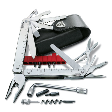 Logo trade promotional giveaways image of: SwissTool Plus - 41 tools Victorinox