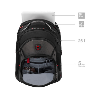 Logo trade promotional products image of: Backpack Wenger Synergy 16''