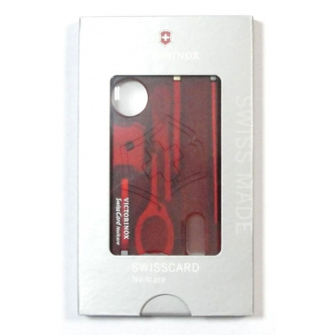 Logotrade business gift image of: Multitool SwissCard Nailcare Victorinox