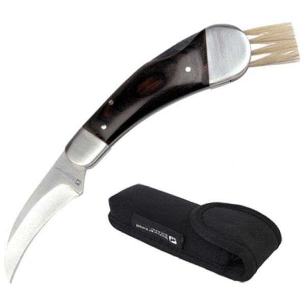 Logotrade promotional giveaway image of: Mushroom knife PILZ Schwarzwolf